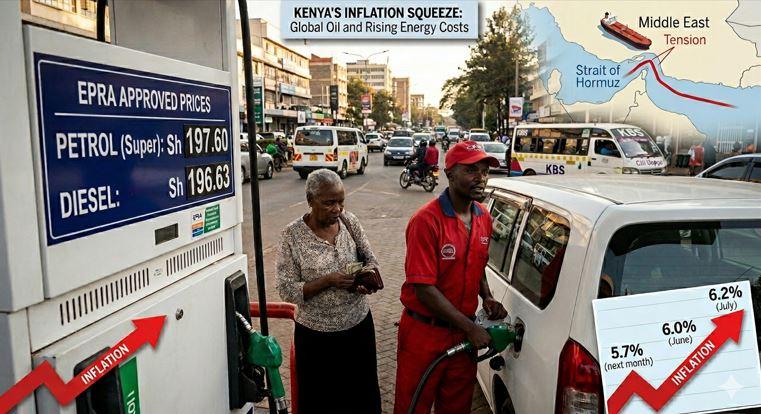 CBK Warns Kenya Inflation Could Hit 6.2% as Fuel Prices Drive Up Costs
