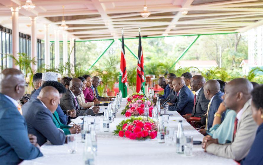 Ruto and Oburu Oginga Lead High-Stakes Talks on UDA–ODM Zoning Deal