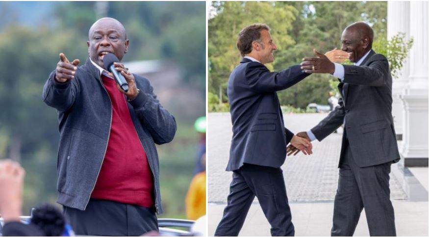 Gachagua to Macron: “You Are an Accomplice in the Ksh7.3 Billion Scandal”