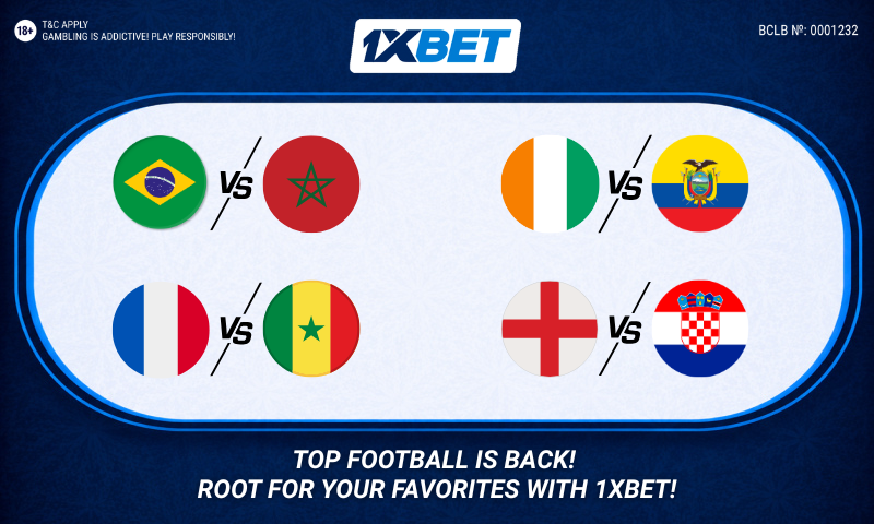 Big football kicks off: 1xBet presents key World Championship Matchday 1 fixtures
