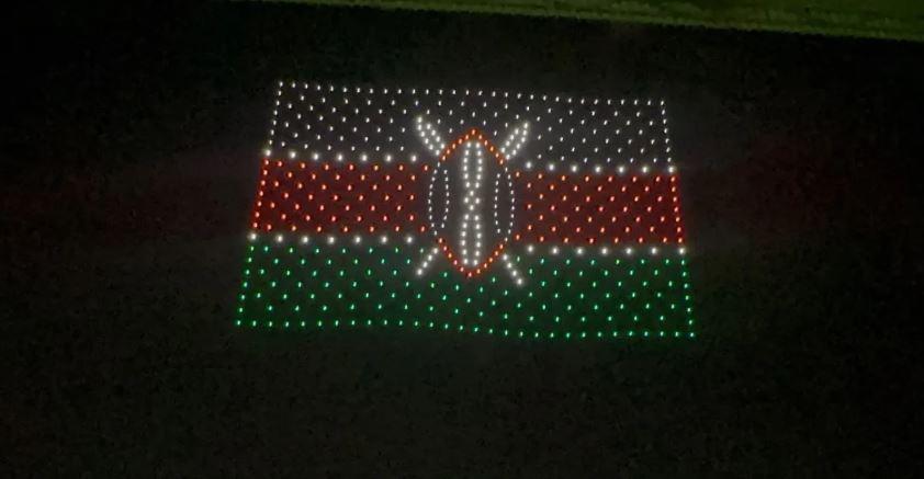 500 Drones Turn Nyayo Stadium Into a Giant Sky Canvas