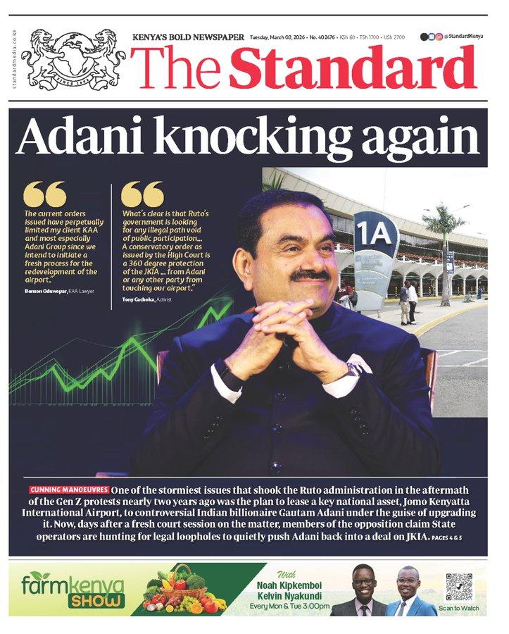 Gachoka: ‘I’m the Reason JKIA Sale Didn’t Happen’