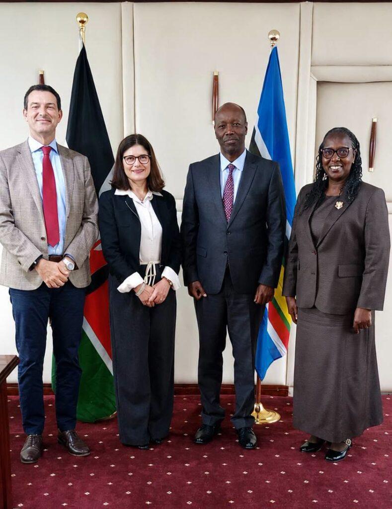 Kinyanjui Holds Farewell Meeting With Outgoing EU Ambassador Henriette Geiger