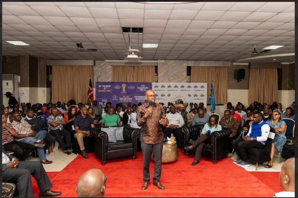 Wanjigi calls for economic revolution, rejects repayment of ‘odious debt’