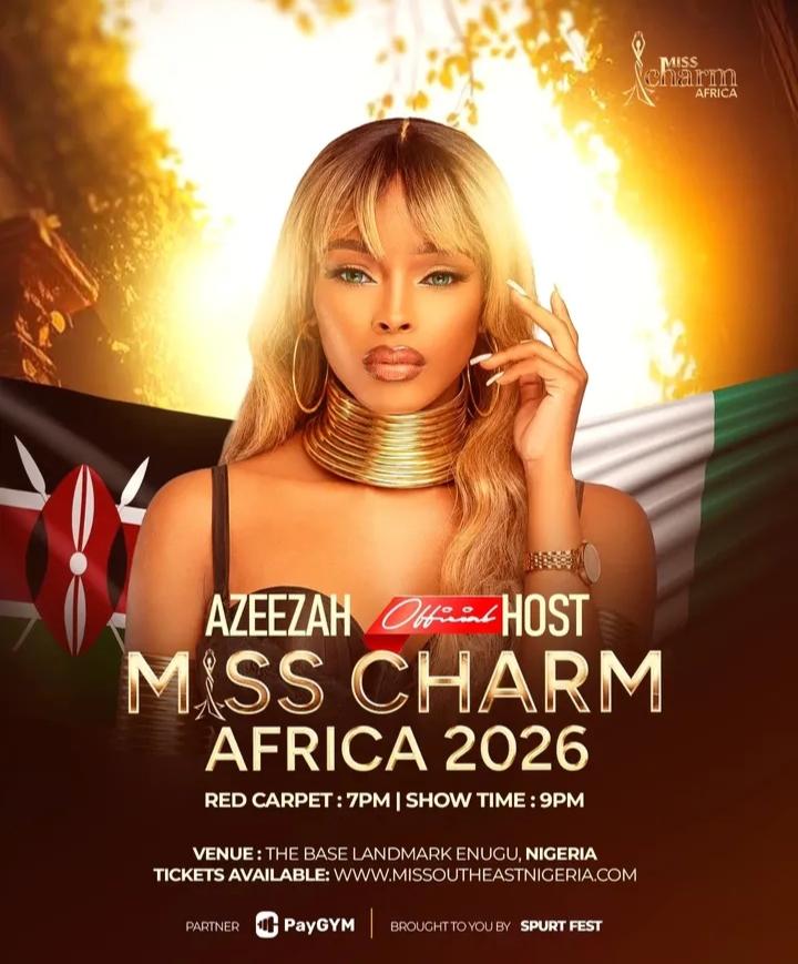 Azeezah Hashim To Host First-Ever Miss Charm Africa Pageant In Nigeria
