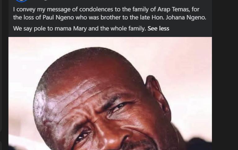 Paul Ng’eno Dies Six Months After Brother Johana Ng’eno’s Helicopter Crash