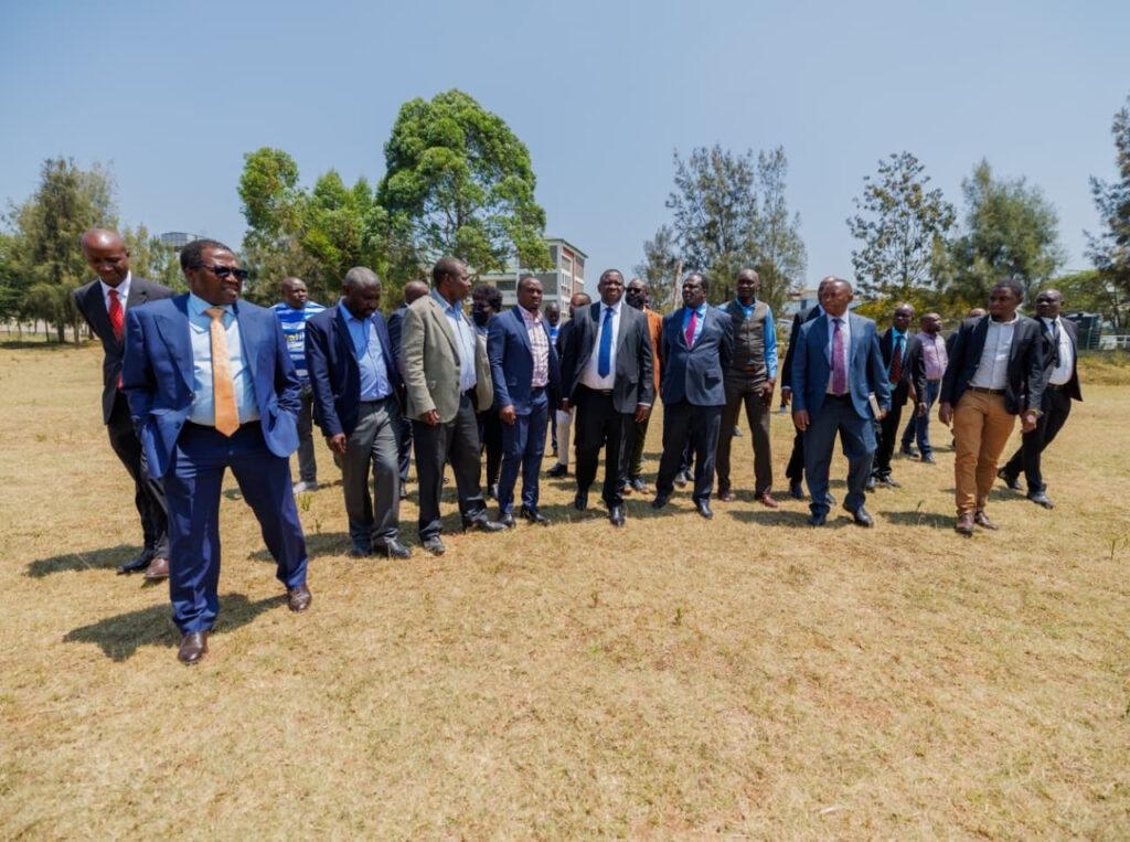 Mvurya, Oparanya Assess Proposed AFC Leopards Training Facility