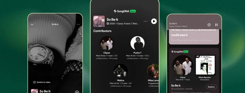 Spotify Introduces SongDNA, a New Beta Feature That Reveals the Creative Connections Behind Your Favorite Tracks