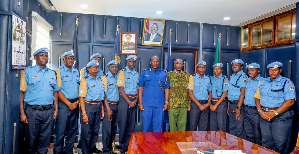 Kenya police officers return from 18-month UN peacekeeping mission in South Sudan