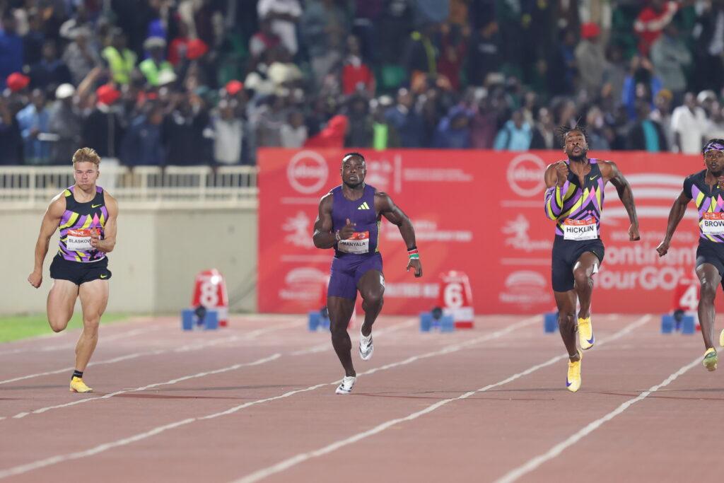Omanyala Clocks Another Sub-10 To Win KipKeino Classic Continental Tour At Nyayo