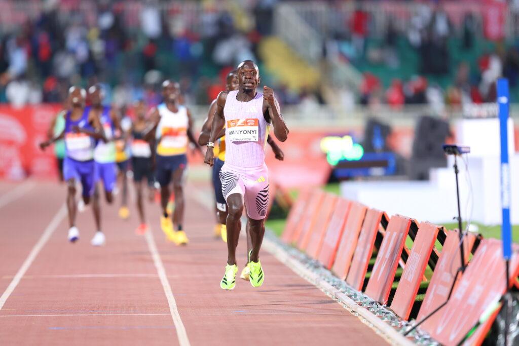800m King Wanyonyi Storms to 3:34.11 Victory in 1500m At KipKeino Classic