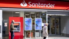 Santander to close 44 branches and put 291 jobs at risk