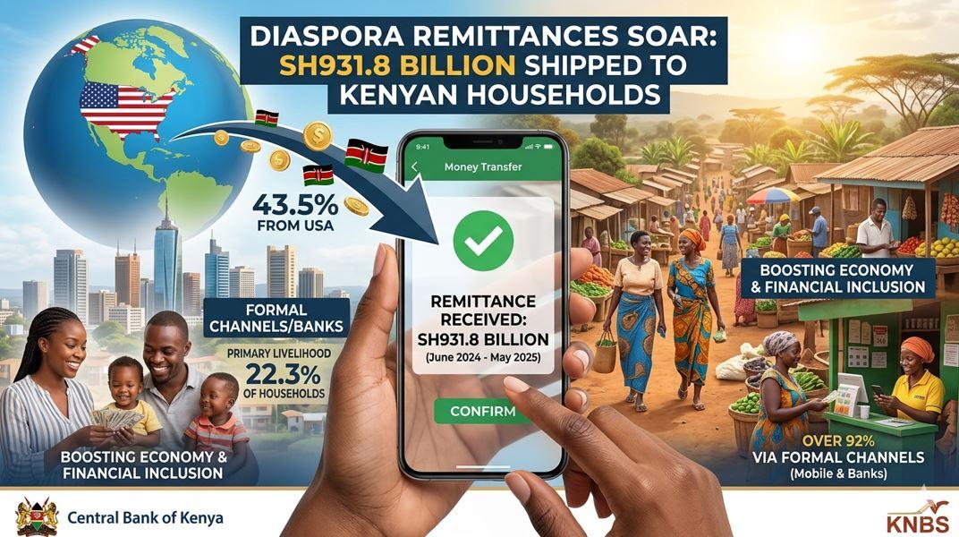 Diaspora Remittances Surge as Thousands of Kenyan Families Depend on Overseas Support