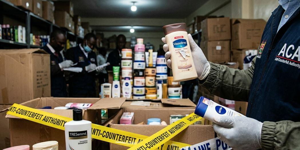 Fake Nivea, Vaseline, Tresemmé Seized as ACA Cracks Down on Eastleigh Traders