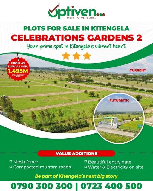 Optiven Targets First-Time Investors With Affordable Kitengela Land Offer