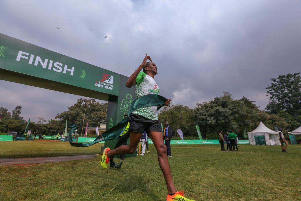 Ng’eno, Kalondu Triumph as 500 Runners Turn Out for Safaricom CEO Run