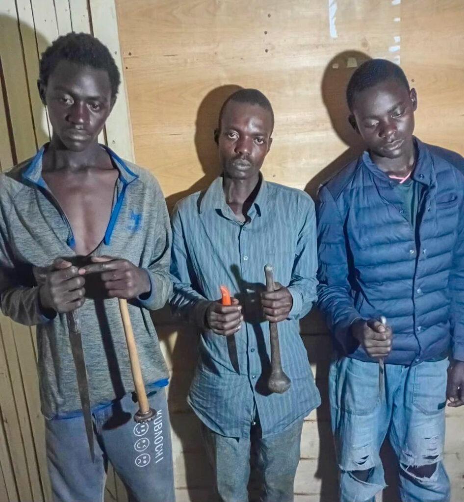 Police Arrest Five Suspected Gang Members in Kisumu East Raid
