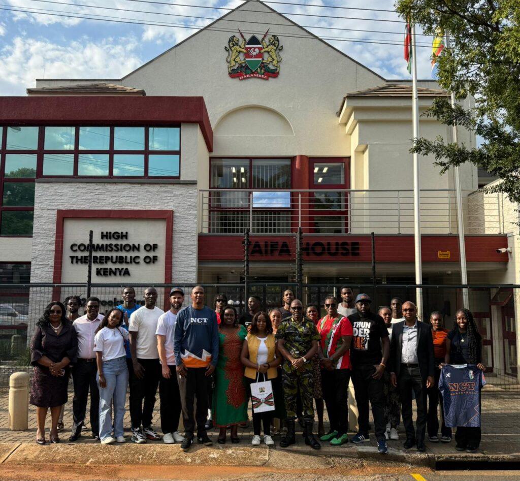 High Commission Of Kenya In South Africa Hosts Nairobi City Thunder Ahead Of Petro de Luanda Clash In BAL6