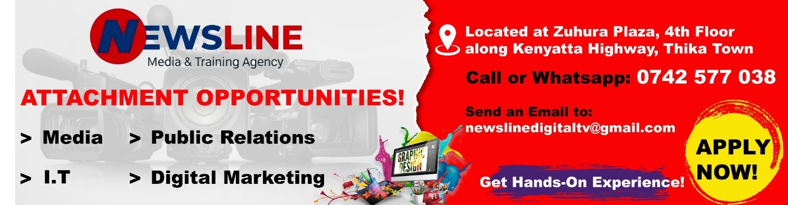 Newsline Media & Training Agency - Attachment Opportunities